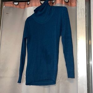 Dark Blue Massumi Turtle Neck Sweater. Size 10/34